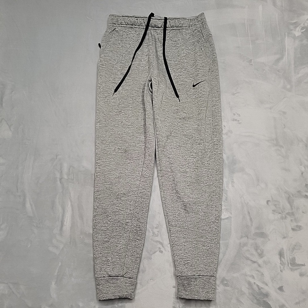 Nike Joggers Men Small‎ Grey Therma-Fit Training Athletic Sweatpants Activewear